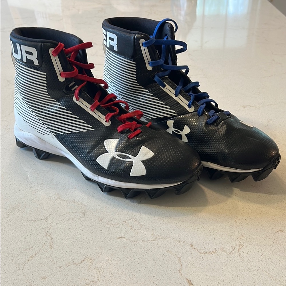 Under Armour Black and White Men's Cleats